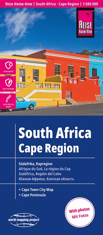 Reise Know-How Landkarte Südafrika Kapregion / South Africa, Cape Region (1:500.000)