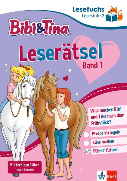 Lesefuchs Bibi & Tina: Leserätsel Lesestufe 2, Band 1