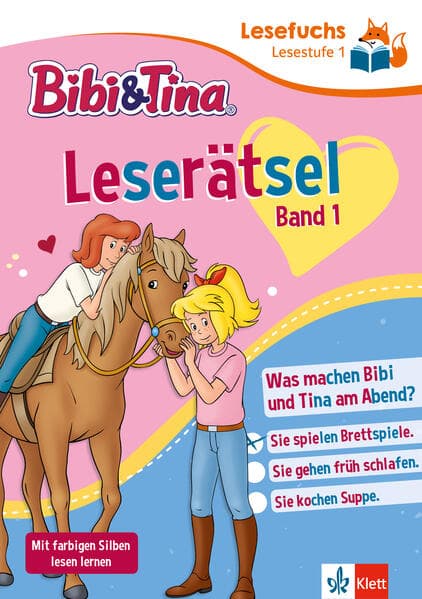 Lesefuchs Bibi & Tina: Leserätsel Lesestufe 1, Band 1