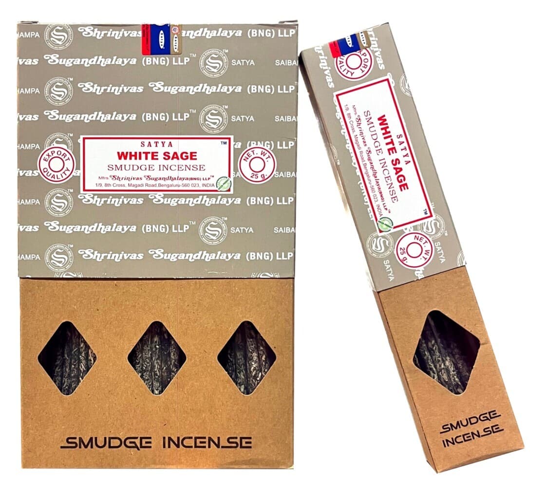 Satya "White Sage" Smudge Incense 25gr.