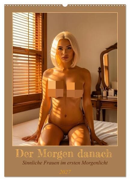 Der Morgen danach - Sinnliche Frauen im ersten Morgenlicht (Wandkalender 2027 DIN A2 hoch), CALVENDO Monatskalender