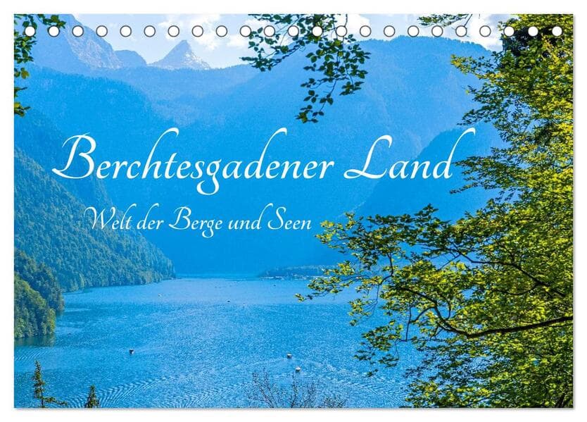 Berchtesgadener Land - Welt der Berge und Seen (Tischkalender 2027 DIN A5 quer), CALVENDO Monatskalender