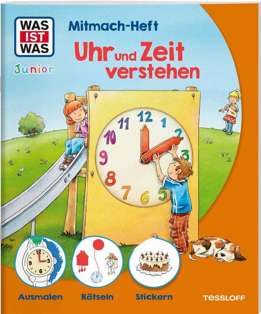 WAS IST WAS Junior Mitmach-Heft Uhr und Zeit verstehen
