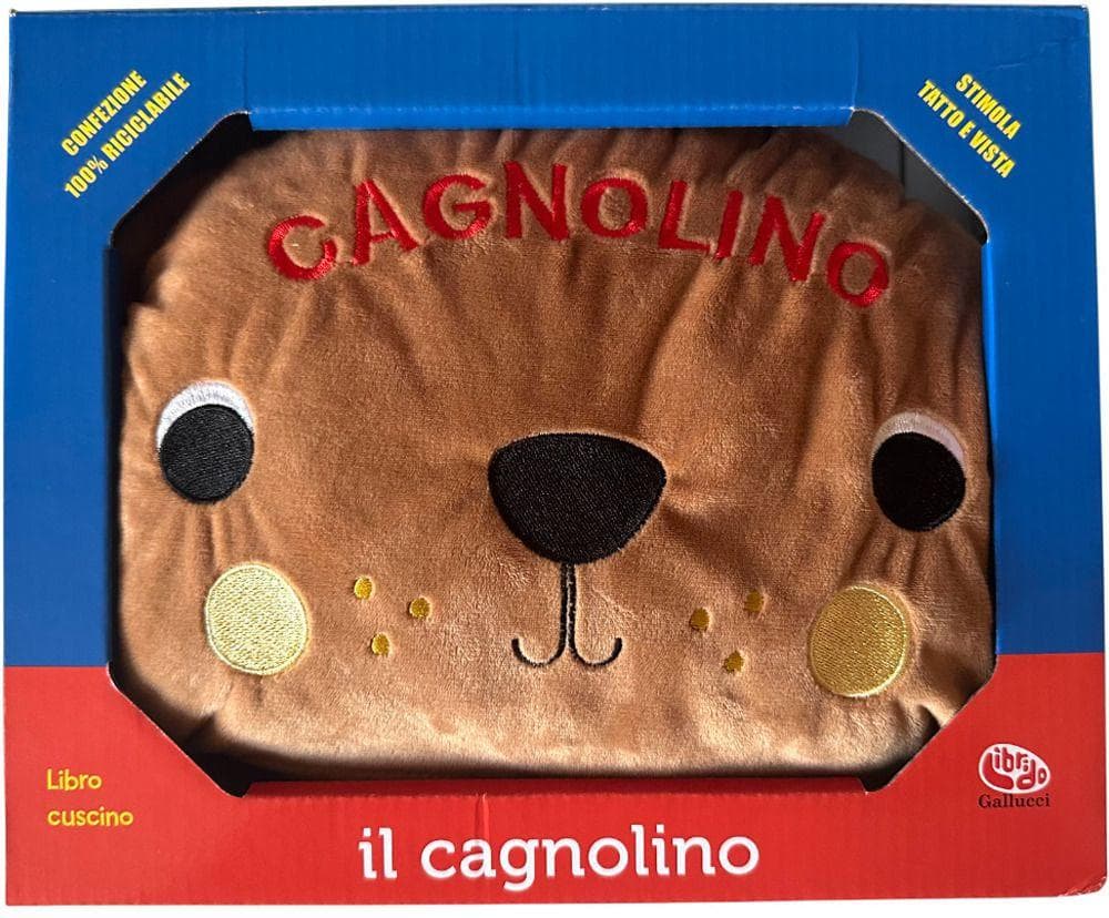 Il cagnolino. Libro cuscino