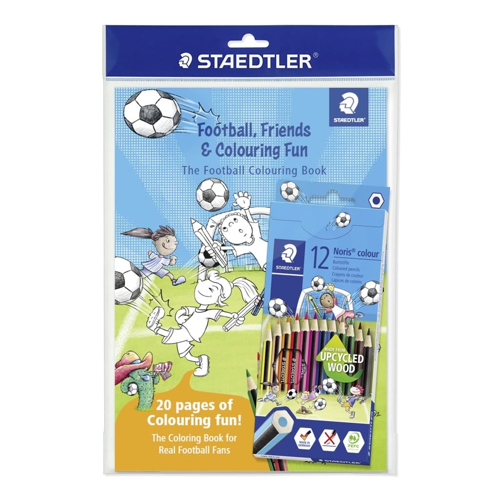 STAEDTLER Buntstift Noris colour mit Malbuch, 12er Etui + Malbuch