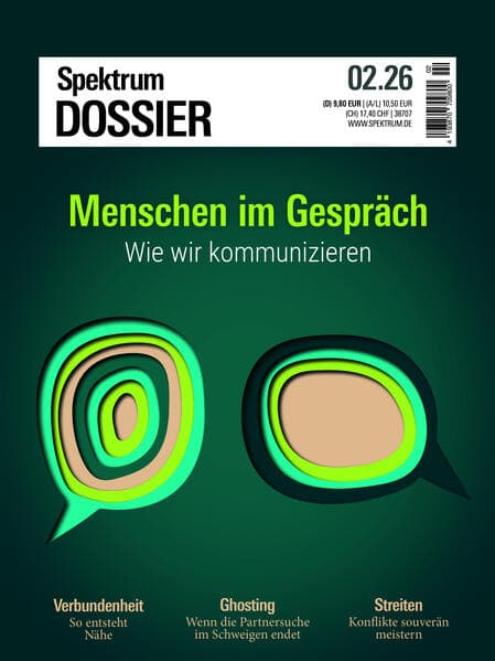 Spektrum Dossier 2/2026 Menschen im Gespräch