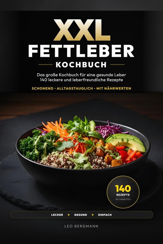 XXL Fettleber Kochbuch für Senioren