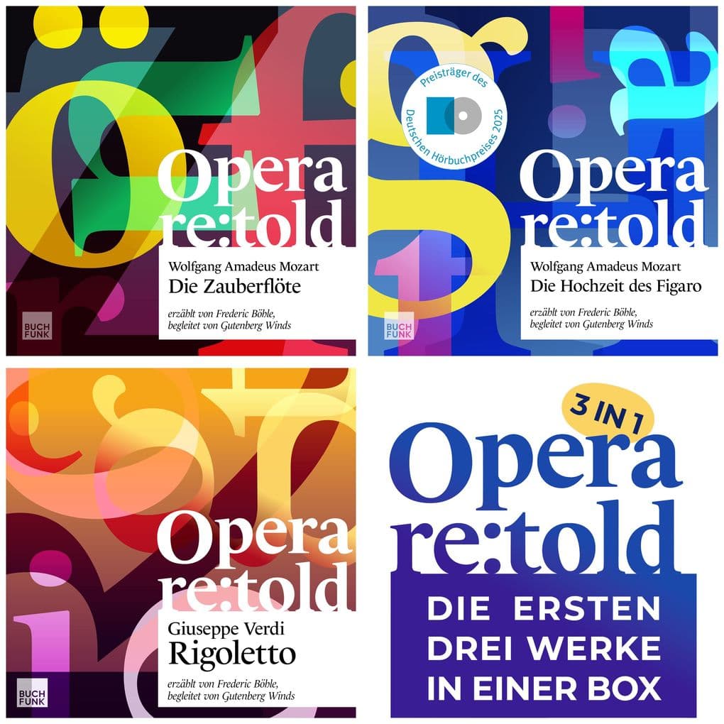 Opera re:told- die ersten drei Werke in einer Box