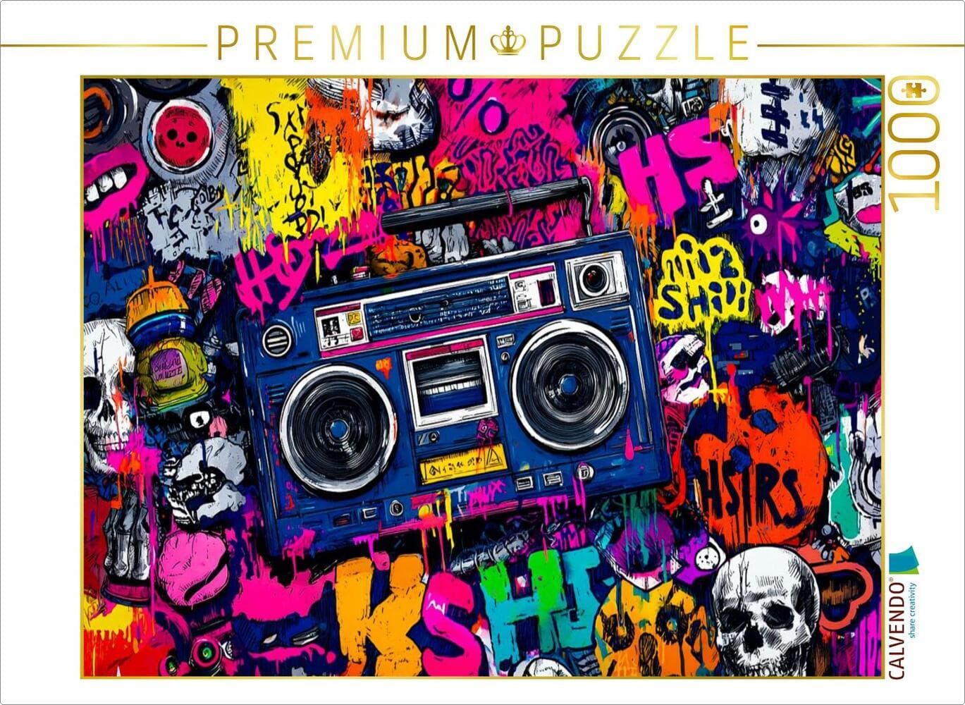 CALVENDO Puzzle Ein Motiv aus dem Kalender City Beats - Graffiti Dreams | 1000 Teile Lege-Größe 64x48cm Foto-Puzzle für glückliche Stunden