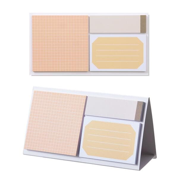 EMILY Sticky Notes Set (Assort 01 Sandfarben) Haftnotizen | by KING JIM