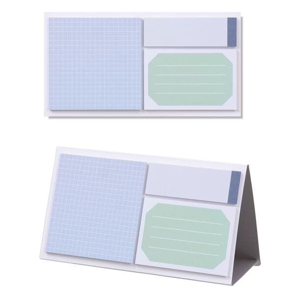 EMILY Sticky Notes Set (Assort 02 Pastellblau) Haftnotizen | by KING JIM