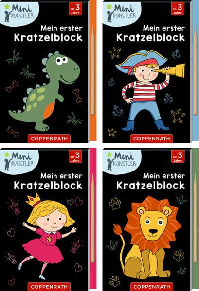 Meine ersten Kratzelbilder