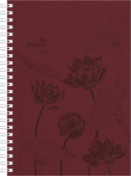 Wochenplaner Nature Line Flower Ringbuch 2027