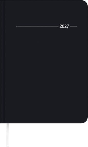 Buchkalender Tucson schwarz A5 Register 2027