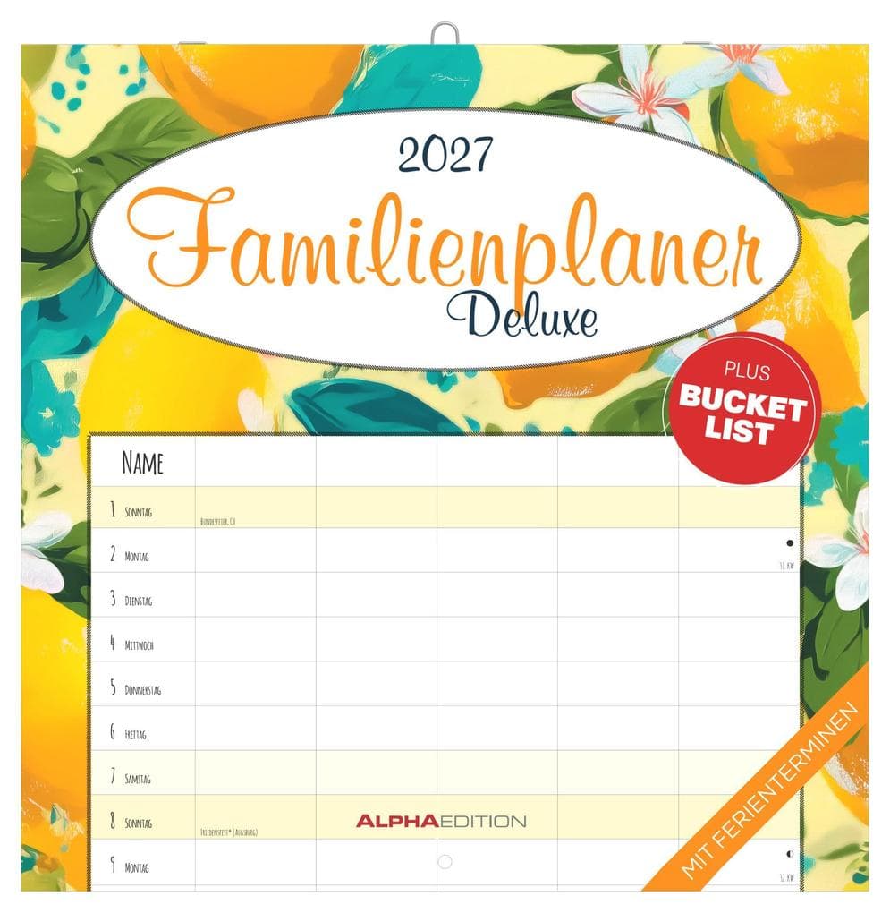 Familienplaner Deluxe 2027
