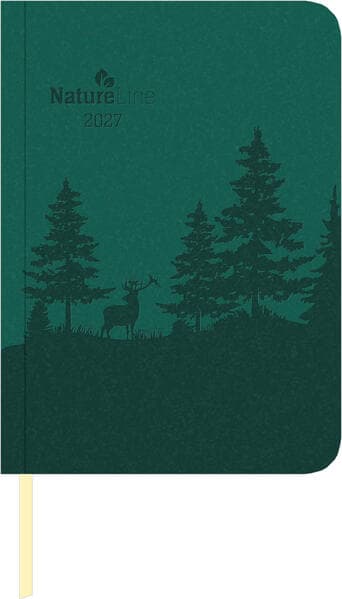 Wochen-Minitimer Nature Line Forest 2027