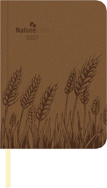Wochen-Minitimer Nature Line Malt 2027