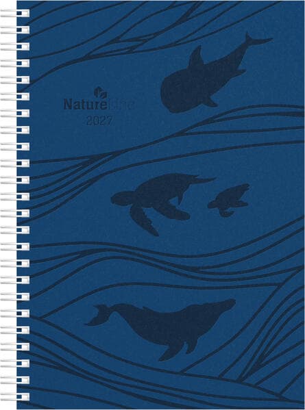 Wochenplaner Nature Line Ocean Ringbuch 2027