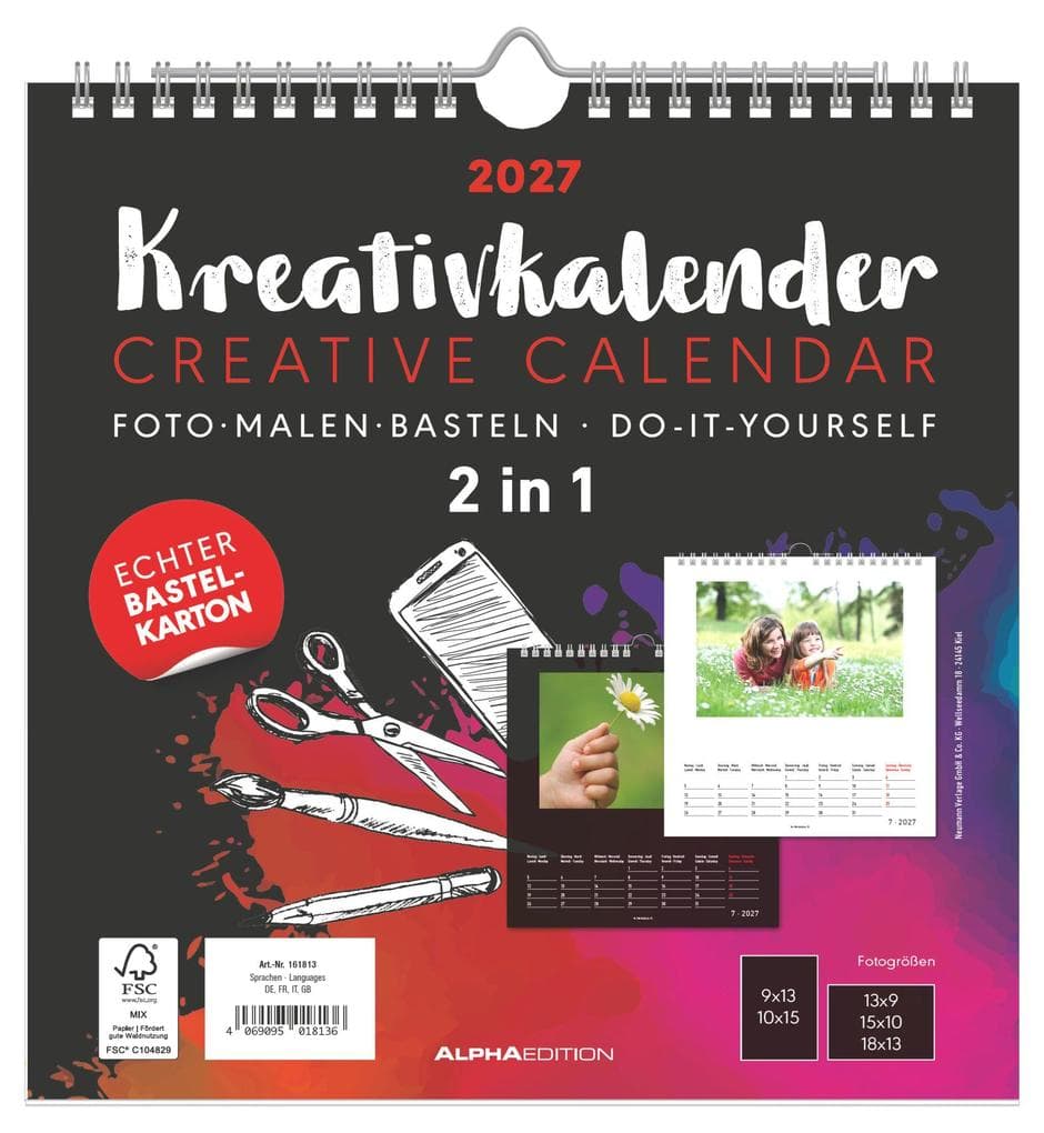 Kreativkalender M - 2 in 1 2027