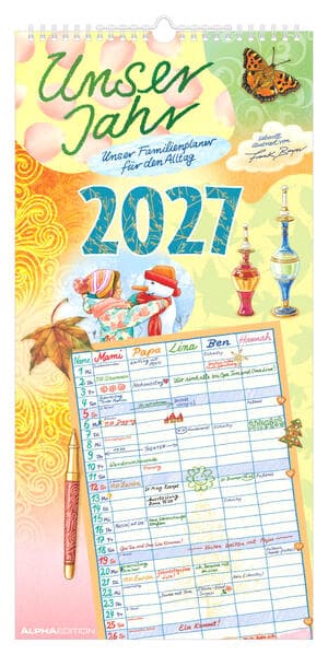 Unser Jahr - Unser Familienplaner für den Alltag 2027