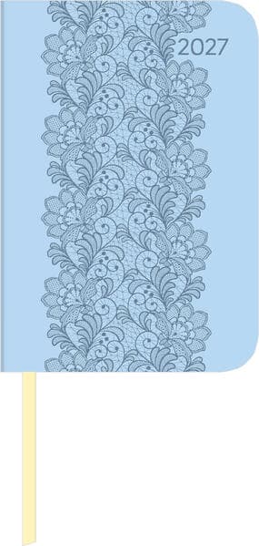 Lady Journal Mini Deluxe Hellblau 2027