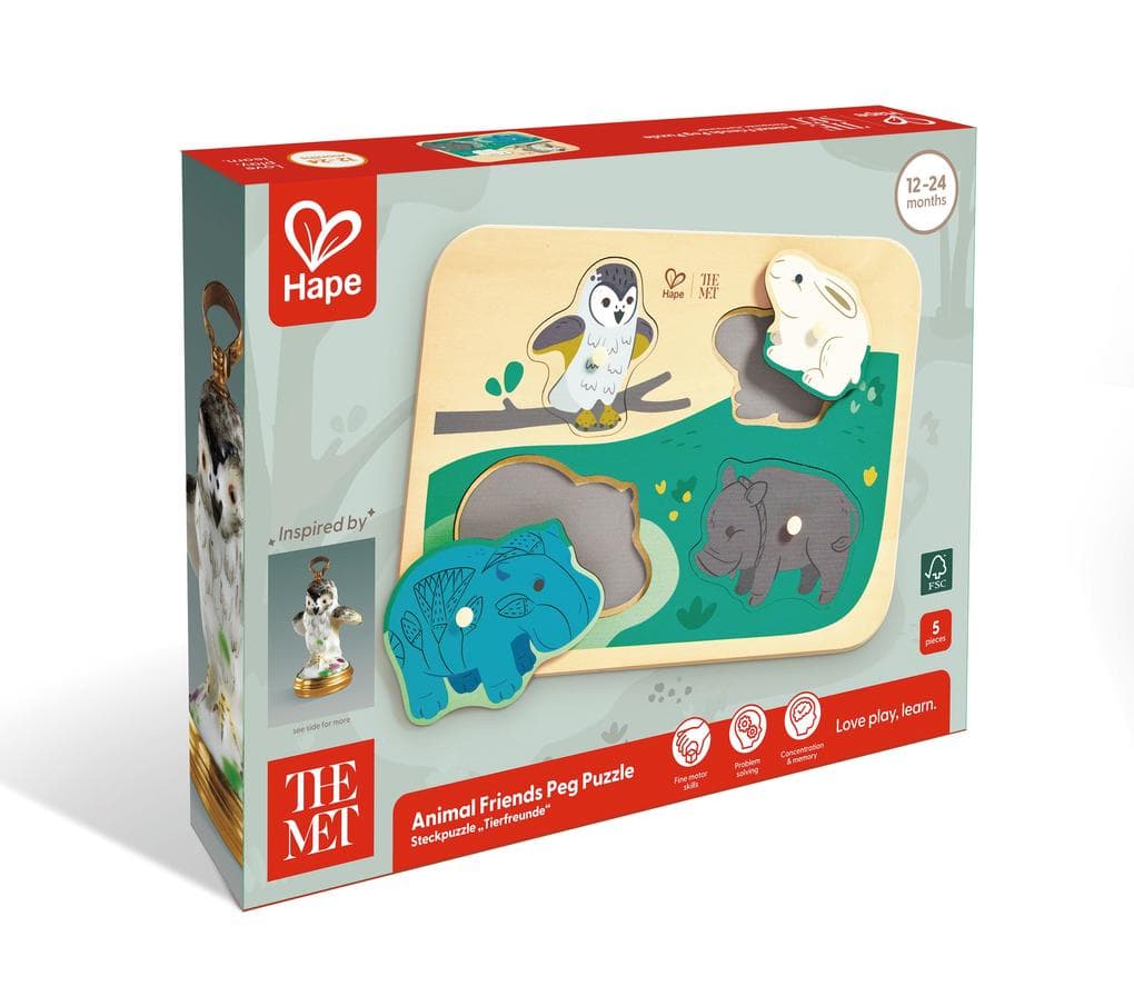 The Met: Steckpuzzle "Tierfreunde" - 4 Teile