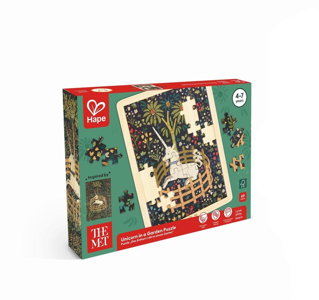 The Met: Puzzle "Das Einhorn ruht in einem Garten" - 48 Teile