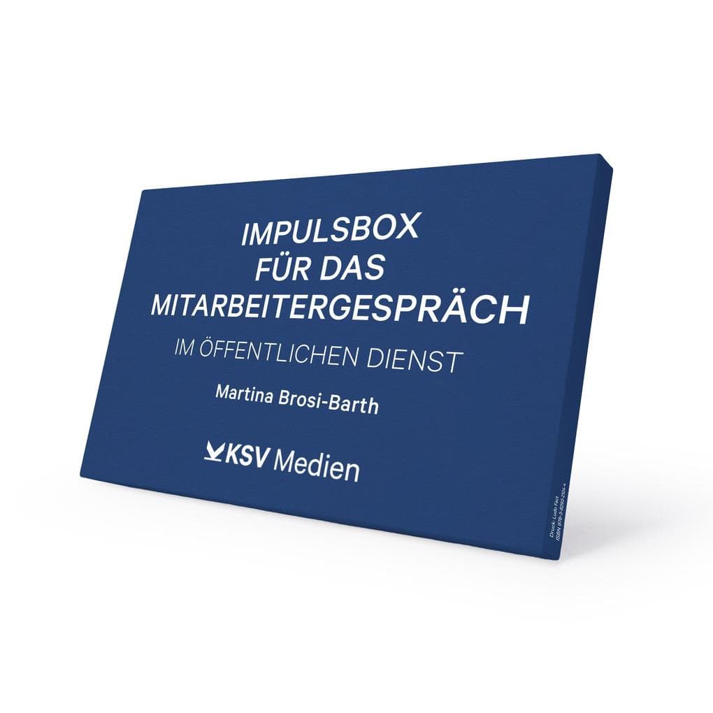 Impulsbox für das Mitarbeitergespräch - Kartenset