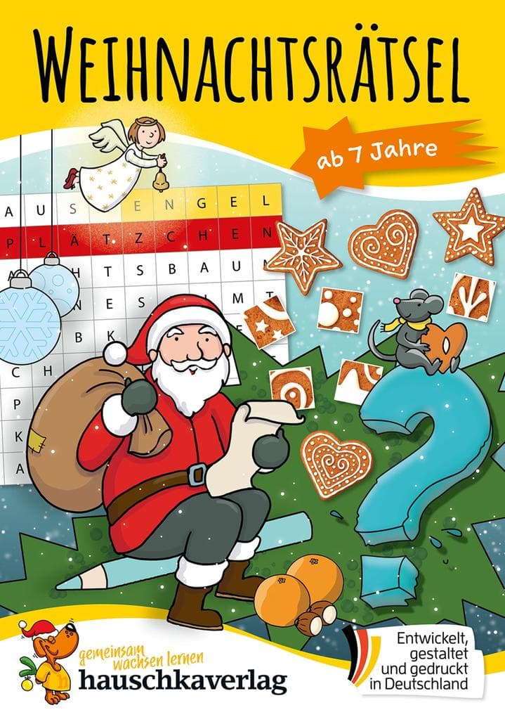 Weihnachtsrätsel - Rätselblock ab 7 Jahre
