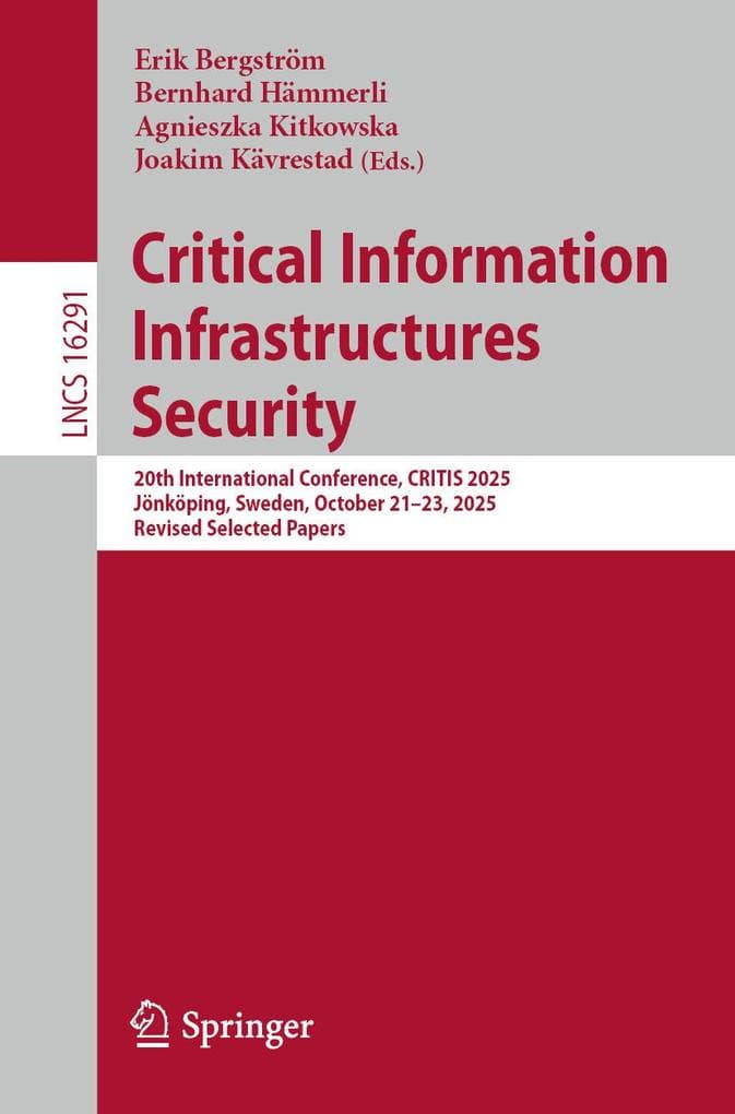 Critical Information Infrastructures Security