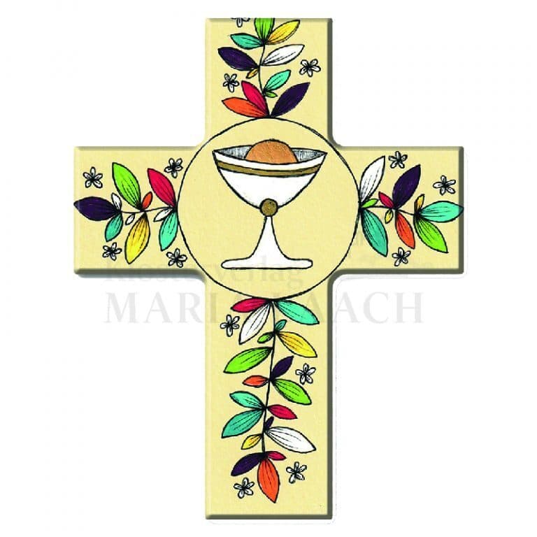 Kelch mit Blättern Kreuz