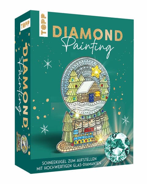 Diamond Painting Set Schneekugel