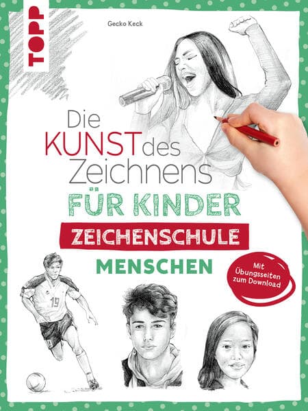 Die Kunst des Zeichnens für Kinder Zeichenschule - Menschen
