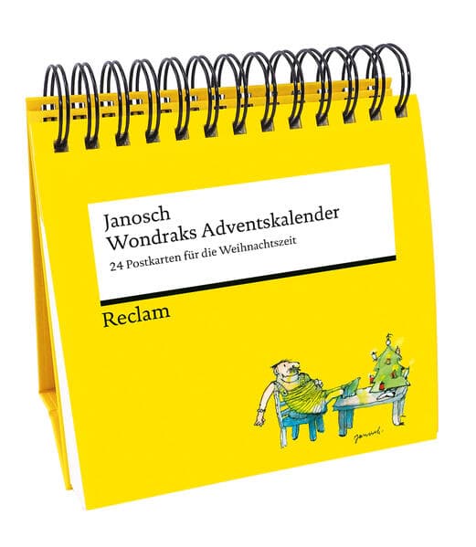 Wondraks Adventskalender. 24 Postkarten für die Weihnachtszeit (Advents-Postkartenaufsteller)