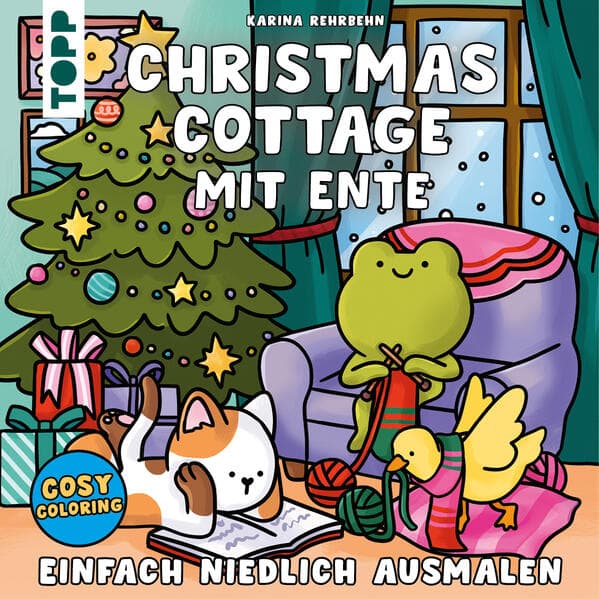 Cosy Coloring - Christmas Cottage mit Ente