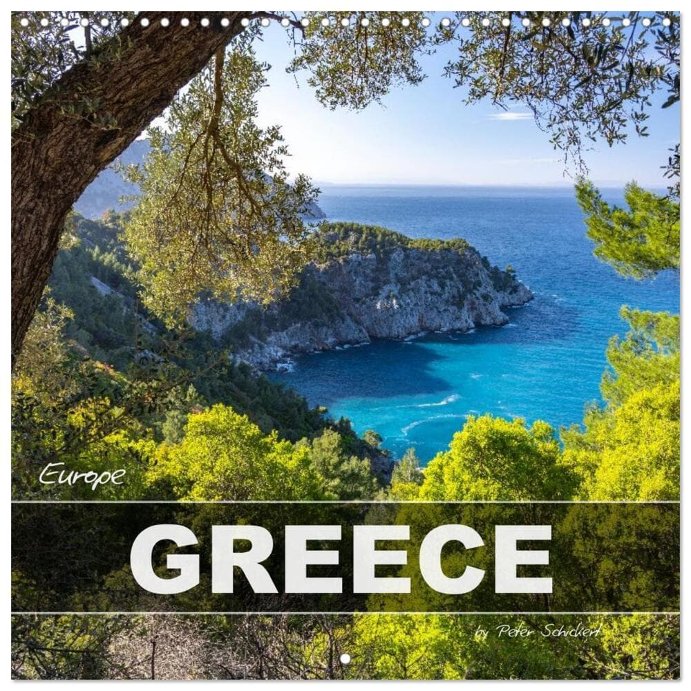 Europe - Greece (Wall Calendar 2027 12 × 12 Inch) CALVENDO 12 Month Wall Calendar
