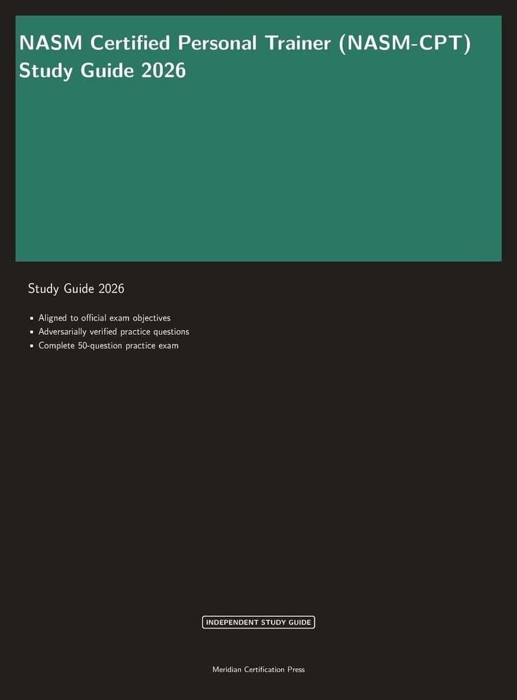 NASM Certified Personal Trainer Study Guide 2026