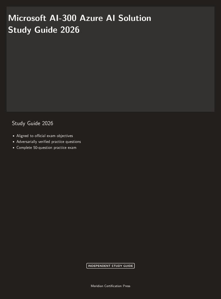 Microsoft AI-300 Exam Study Guide 2026