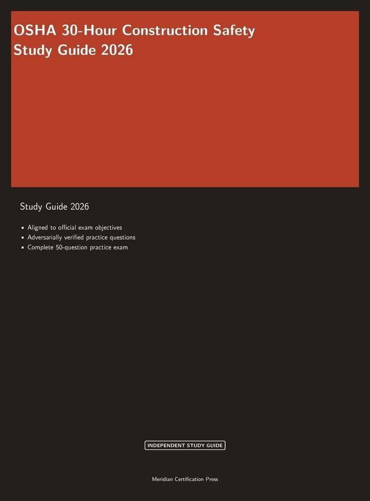 OSHA 30-Hour Construction Safety Study Guide 2026