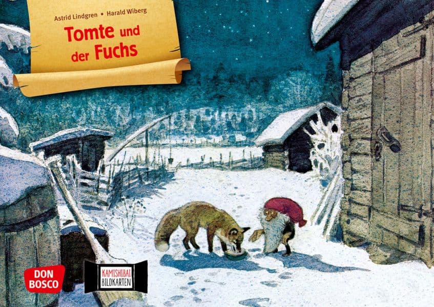 Tomte und der Fuchs. Kamishibai Bildkartenset