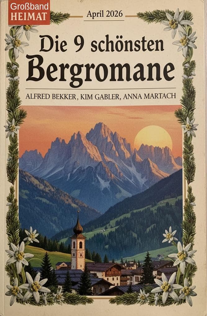 Die 9 schönsten Bergromane - Großband Heimat April 2026