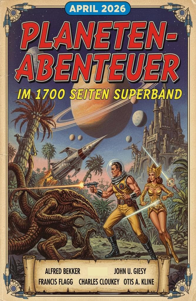 Planetenabenteuer im 1700 Seiten Superband April 2026