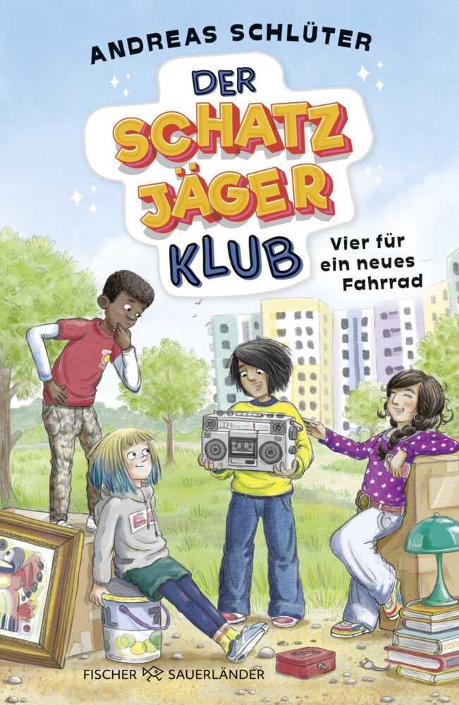 Der Schatzjäger-Klub - Vier für ein neues Fahrrad: Großstadtabenteuer mit Witz und Herz für Kinder ab 8