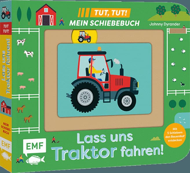 Tut, Tut! - Mein Schiebebuch: Lass uns Traktor fahren!
