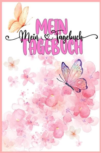Tagebuch Mädchen liniert mit Habit-Tracker und Mandalas zum Ausmalen