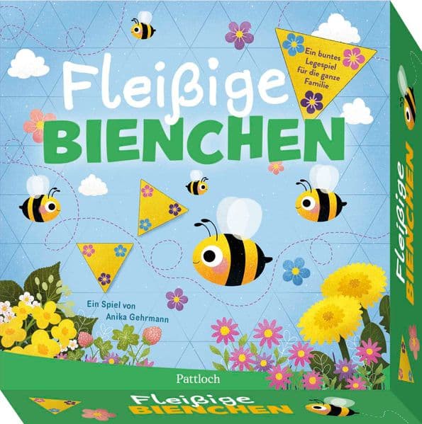 Fleißige Bienchen: Ein buntes Legespiel für die ganze Familie | Für 2-4 Personen | Ab 6 Jahren