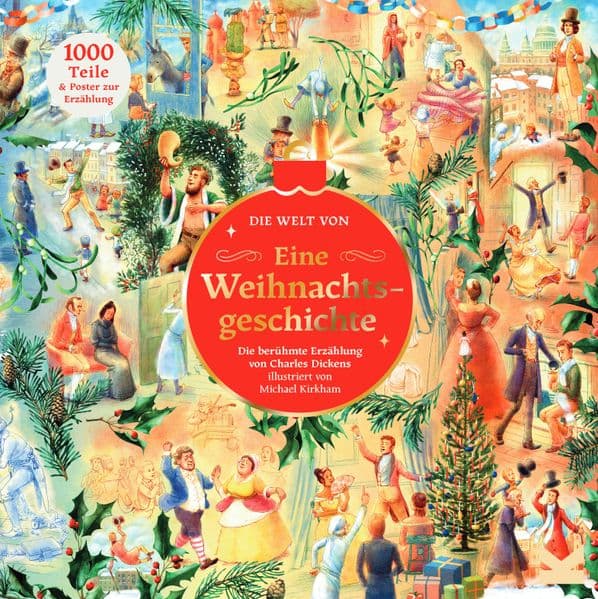 Die Welt von "Eine Weihnachtsgeschichte" - 1000 Teile Puzzle + Poster
