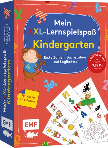 Mein XXL-Lernspielspaß: Kindergarten