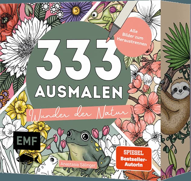 333 Ausmalen - Wunder der Natur