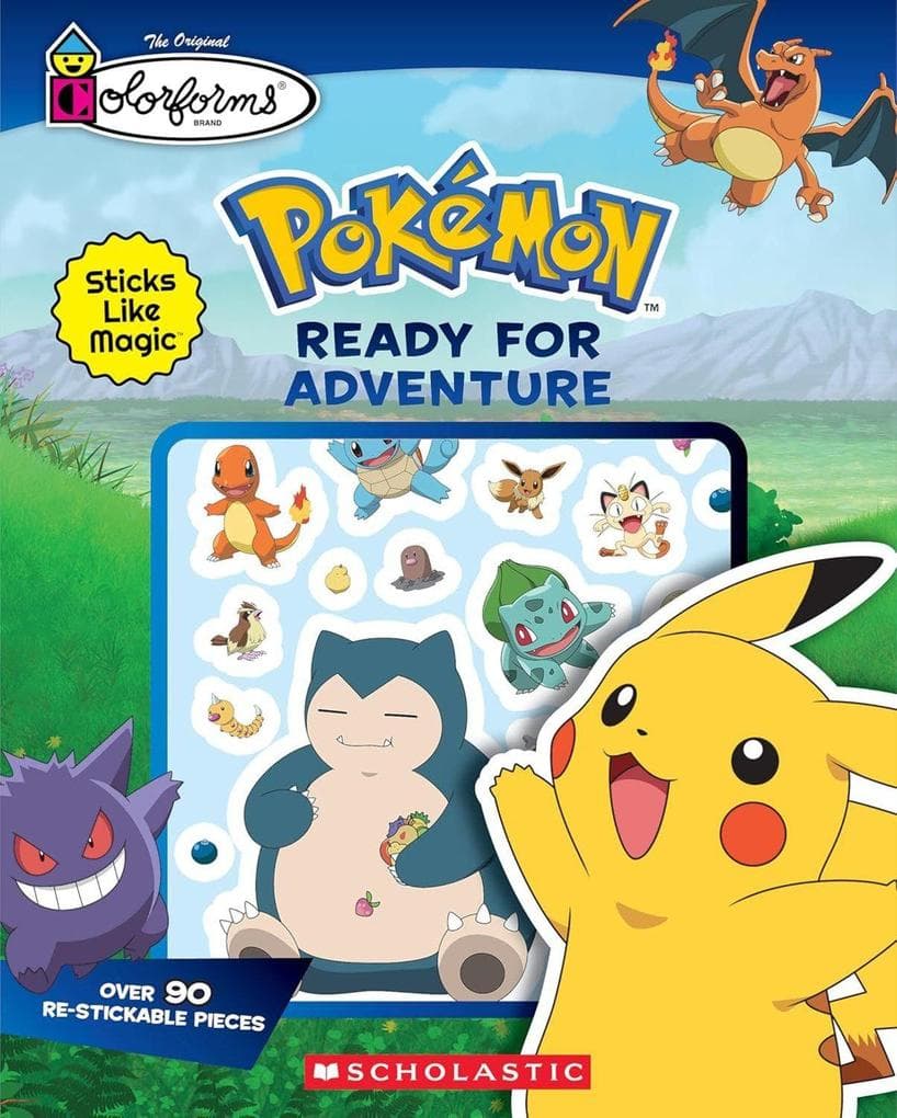 Pokemon Ready for Adventure Colorforms